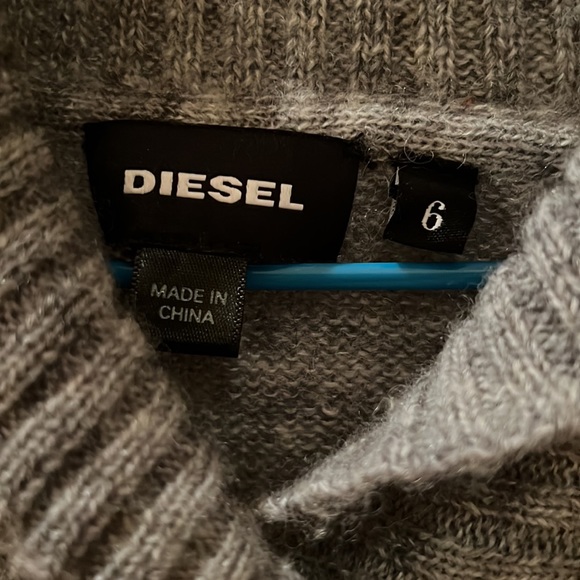 Girl Diesel Wool Cardigan size 6y - Picture 2 of 7